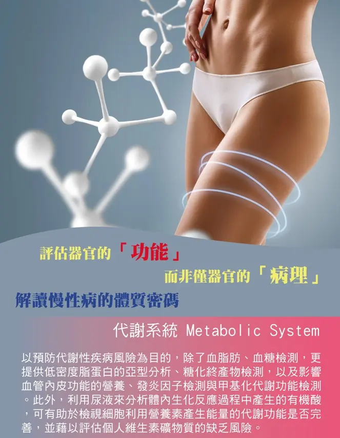 全身健康檢查｜代謝系統功能全面評估指南